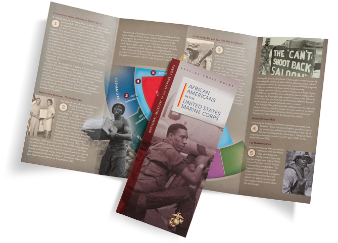 National Museum of the Marine Corps, brochure African Americans in the Marine Corps